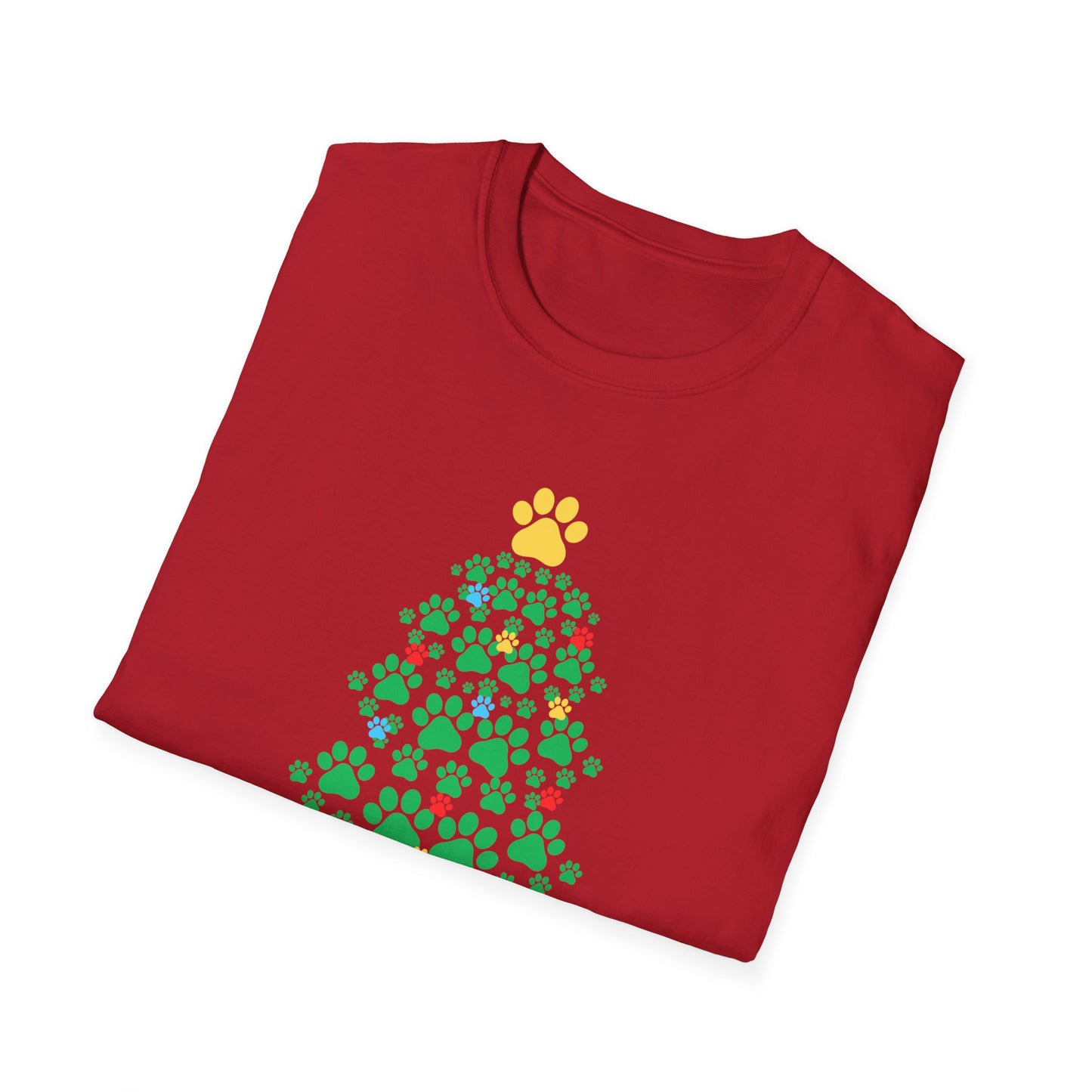 Paw print Christmas Tree