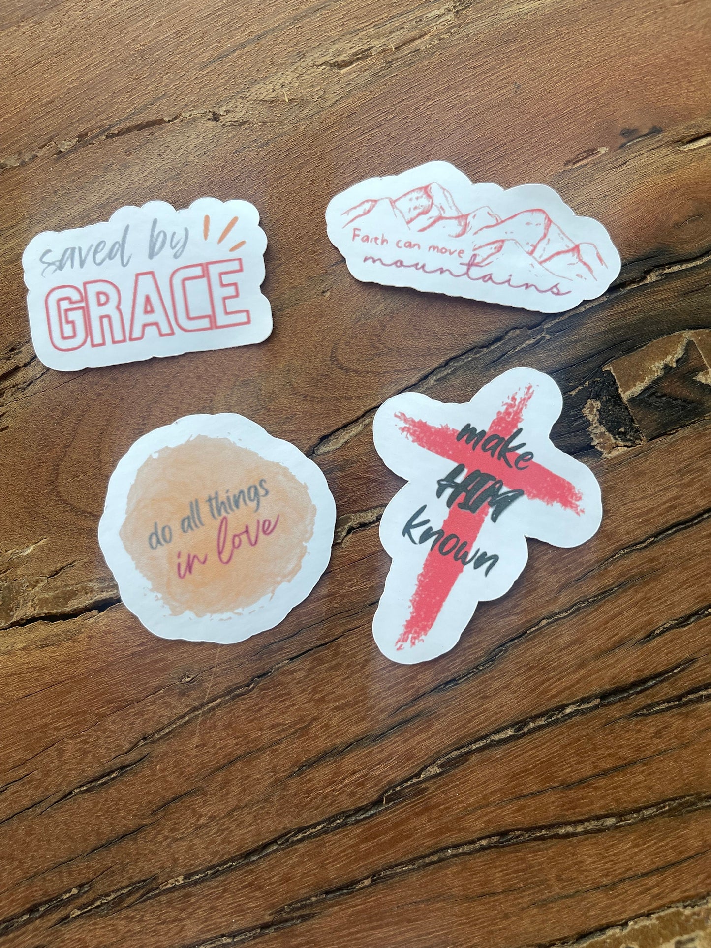 Faith sticker packs